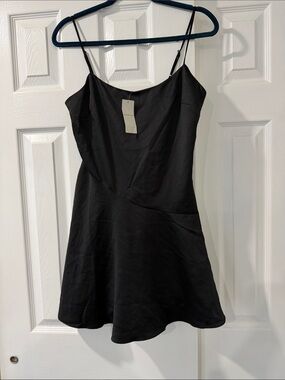Abercrombie & Fitch Black Slip Camisole Dress
